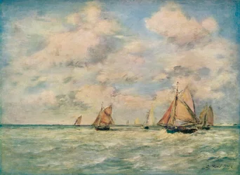 Sortie Des Barques A Trouville, 19. Jahrhundert