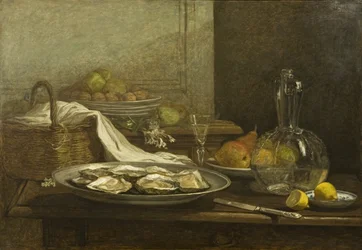 Stillleben mit Austern, ca. 1850