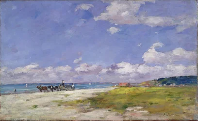 Der Strand von Trouville, um 1887-96