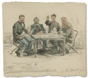 À la ferme Saint-Siméon (Jongkind, Émile van Marcke, Claude Monet und der 