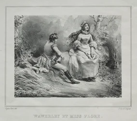 Malerische Ansichten von Schottland: Waverly und Miss Flora, 1825-1828