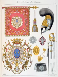 Gardes-du-Corps de Monsieur, Insignien
