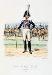 Gardes-du-Corps de Roi, Kapitän, 1814