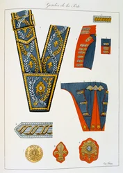 Gardes de la Porte, Insignien