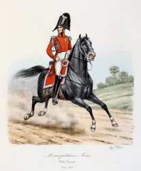 Mousquetaires Noirs, kleine Uniform, 1814-15