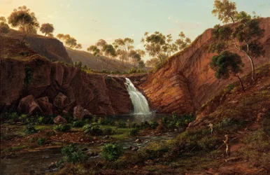 Wasserfall am Clyde River, Tasmanien