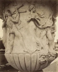 Detail eines Vasen in Versailles