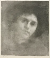 Madame Eugène Carrière große Platte, 1893