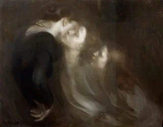 Der mütterliche Kuss, späte 1890er