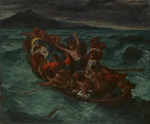 Christus schläft während des Sturms