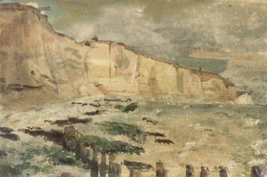 Die Kreidefelsen bei Dieppe