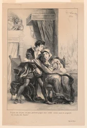 Illustration für Hamlet: Hamlet und die Königin (III,4)