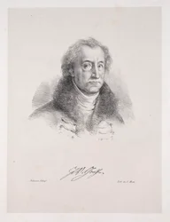 Illustrationen zu Faust: Frontispiz - Porträt von Johann Wolfgang von Goethe