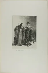 Polonius und Hamlet, Platte 4 aus Hamlet