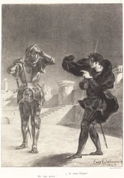 Der Geist auf der Terrasse (Akt I, Szene V)