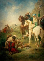 E. Fromentin, Falkenjagd in Algerien