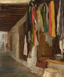 Die Färbereien im Souk, Algier