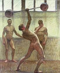 Gewichteheben mit einem Arm Nummer 2, 1914