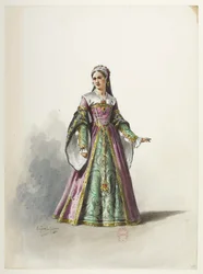 Btv1b84558104 19 - Saint-Saëns - Henry VIII - Kostümentwürfe - Lacoste - 19. Kostüm