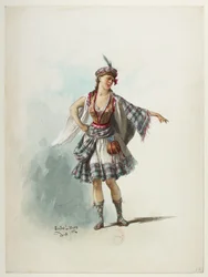 Henry VIII - Kostümentwürfe - Lacoste - 43. Kostüm