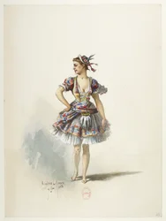 Saint-Saëns - Henry VIII - Kostümentwürfe - Lacoste - 49. Kostüm