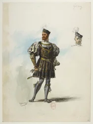 Henry VIII - Kostümentwürfe - Lacoste - 58. Don Gomez de Feria