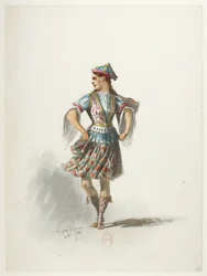 Henry VIII - Kostümentwürfe - Lacoste - 65. Kostüm