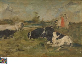 Kühe auf einer Wiese