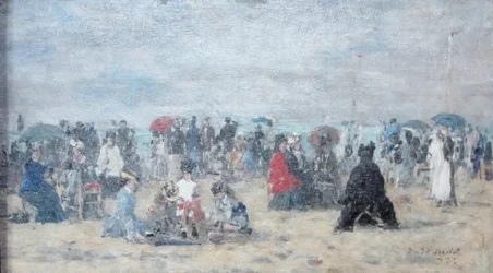 Am Strand von Trouville