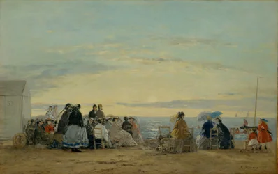 Am Strand, Sonnenuntergang