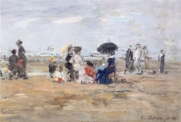 Trouville, Strandszene