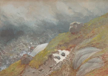 Blick über Handeck, Schweiz, 1875