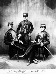 Leutnants Bailey, Playfair und Haslitt, um 1860