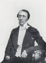 Der Dichter Hans Christian Andersen (s/w Foto)