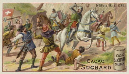 Schlacht bei Näfels, Schweiz, 9. April 1388