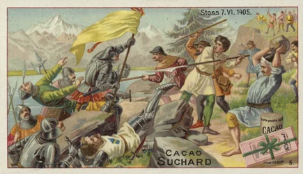 Schlacht bei Stoss, Schweiz, 7. Juni 1405