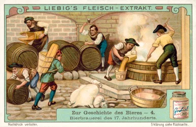 Brauerei des 17. Jahrhunderts