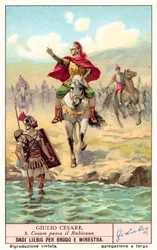 Caesar überquert den Rubikon, 49 v. Chr.