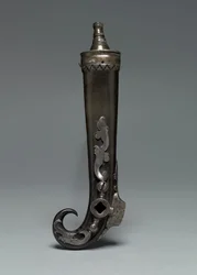 Kombinierte Pulverflasche und Radschlossschlüssel, ca. 1600-50
