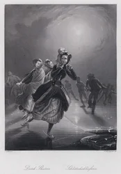 Niederländische Schlittschuhläufer