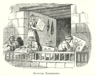 Ägyptische Stickerei