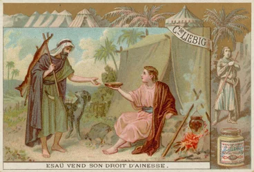 Esau verkauft sein Erstgeburtsrecht an Jakob