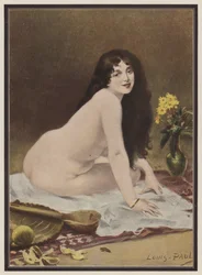 Fantasie, Frau sitzt auf einem Teppich