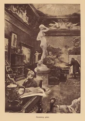 Galerie des schwedischen Kunstsammlers Pontus Furstenberg (Gravur)