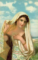 Mädchen mit Schleier