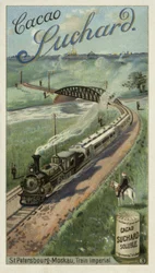 Kaiserlicher Zug zwischen St. Petersburg und Moskau, Russland