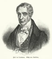 Manuel Jose Quintana, spanischer Dichter (Lithographie)