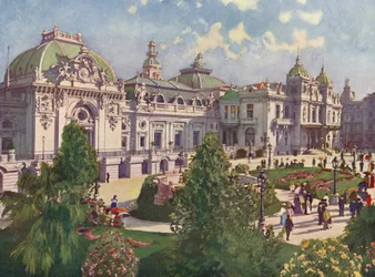 Monte-Carlo, Die Fassade des Casinos