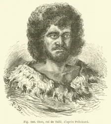 Otoo, König von Tahiti (nach Pritchard)