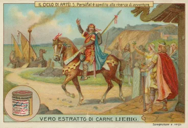Sir Parsifal begibt sich auf seine Suche